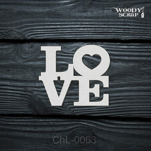 Чипборд "Love"